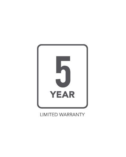 5-Year Warranty